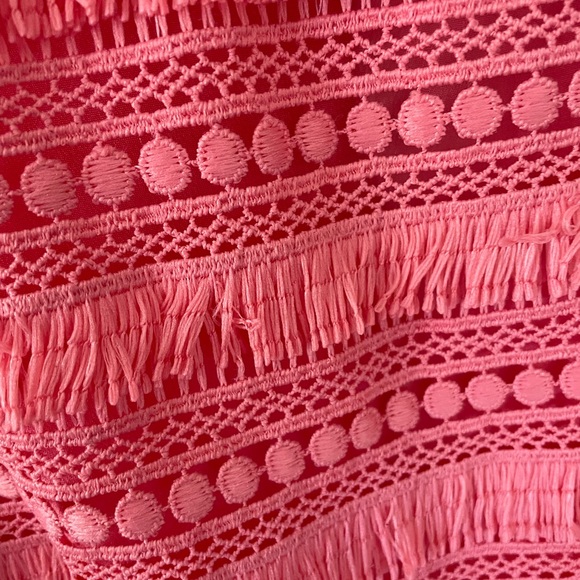 J Crew Coral fringe sleeveless dress - Picture 3 of 6